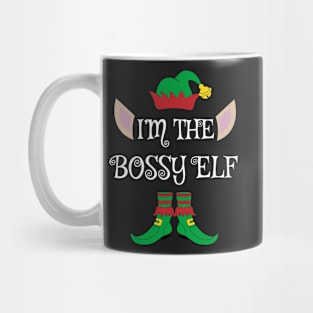 I'm The Bossy Christmas XMas Elf Mug